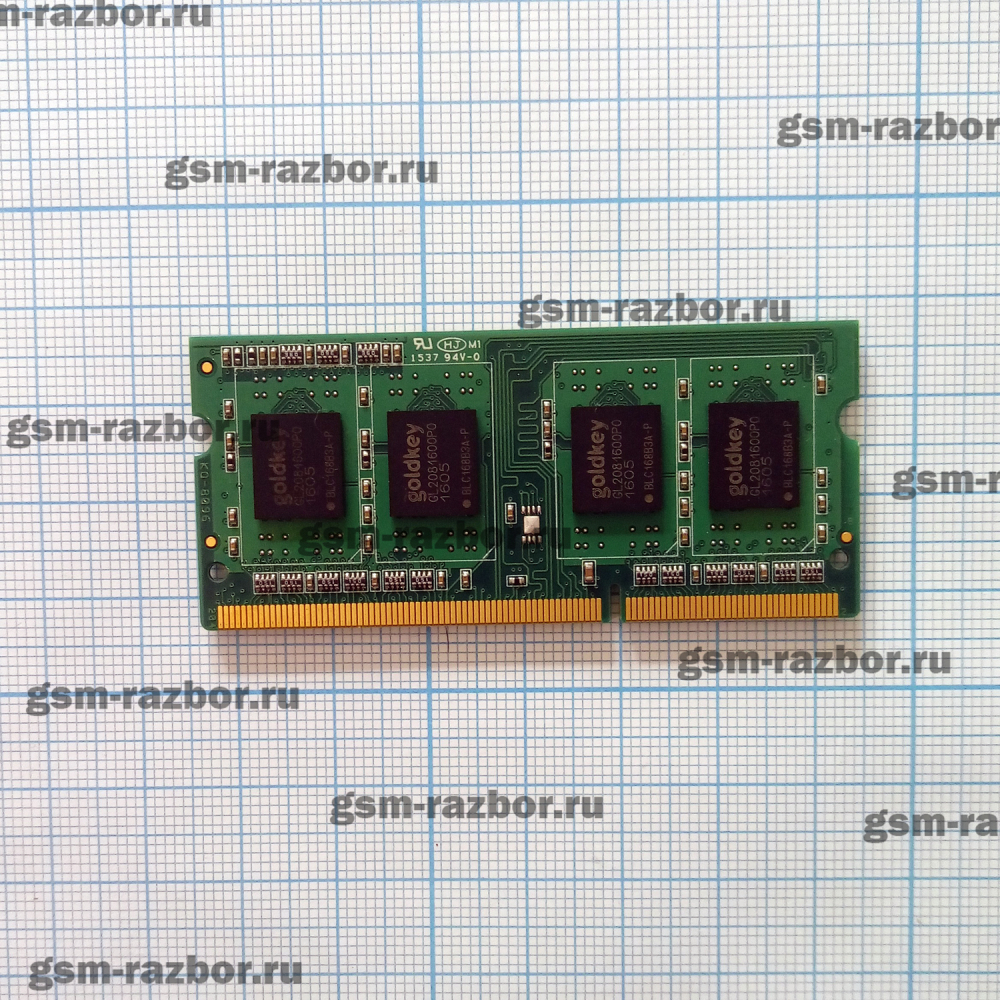 ����������� ������ ��� �������� goldkey 2GB DDR3L PC12800 CL11. �/� � �������