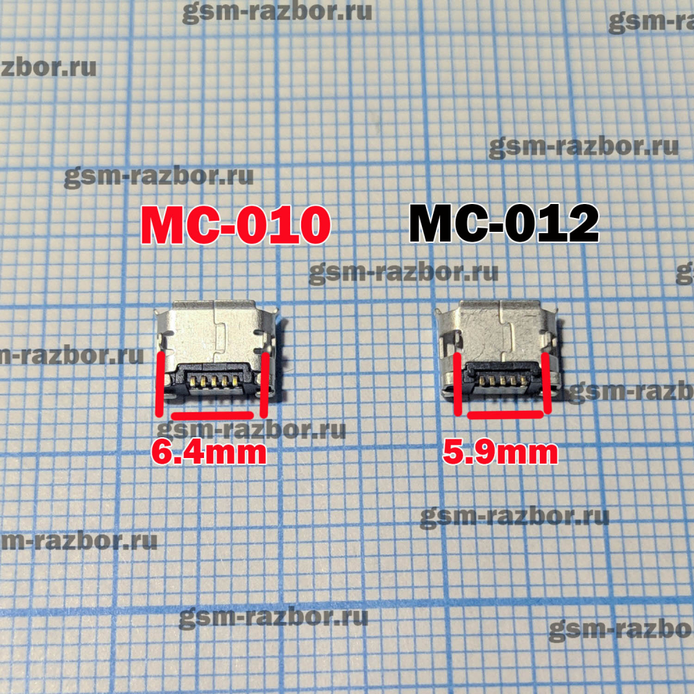 ������������� ������ ������� ��� ���������, ������� ��������� 6,4 mm (Micro USB) 5 Pin MC-010