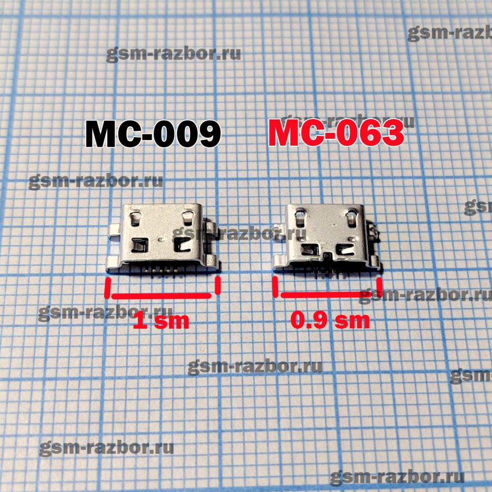  ������ ������� ��� Digma Plane 8.1 TS7854M (Micro USB) 5 Pin MC-063