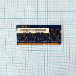 ����������� ������ ��� �������� Nanya 2GB DDR3 SO-DIMM PC3-10600 NT2GC64B88B0NS-CG