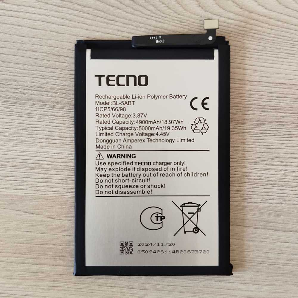 ����������� BL-5ABT ��� Tecno Spark 30c KL5n �������� �����